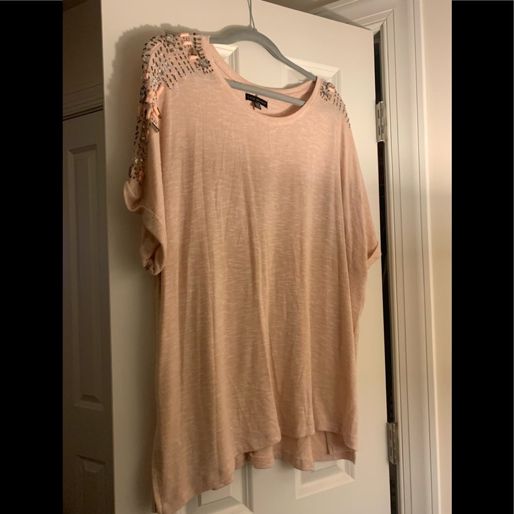Pink Blouse with Stones